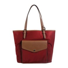 Michael Kors Jet Set Nylon Large Multifunction Pocket Tote Dark Red IW9795JQ5N0 (Intl)