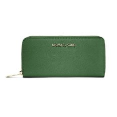 Michael Kors Jet Set Saffiano Leather Zip Around Continental Wallet Gooseberry IFS000190070 (Intl)