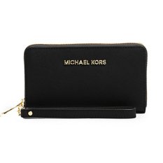 Michael Kors Jet Set Travel Saffiano Leather Large Phone Wristlet
