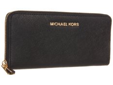Michael Kors Jet Set ZA Wallet - Black