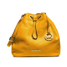 Michael Kors Large Jules Drawstring Shoulder Bag in Yellow Sun IG8N28JQLNW (Intl)