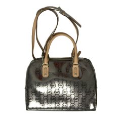 Michael Kors Purse Signature Large Satchel Crossbody Nickel IFS000180674 (Intl)