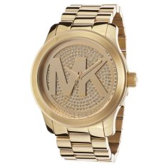 Michael Kors Runway Jam Tangan Wanita - Gold - Strap Stainless Steel - MK5706