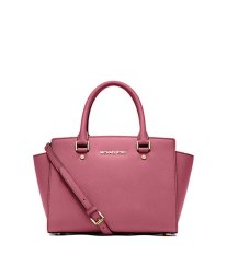 Michael Kors Selma Medium Saffiano Leather Satchel - Tulip