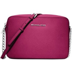 Michael Kors Specchio Jet Set Travel Large Ew Crossbody Fuschia IFS000174056 (Intl)