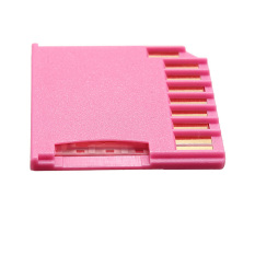 Micro SD SDHC TF to MiniDrive SD Card Reader Adapter for MacBook Air/Pro 64G (Pink) (Intl)