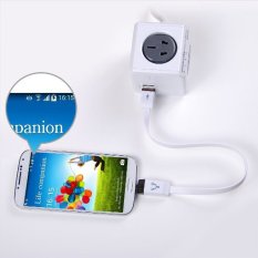 Micro USB Male To USB Female Host OTG Cable Adapter Y Splitter for Android Smartphones and Tablet PC (White)