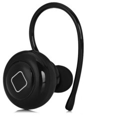 Mini Button Style V4.0 + EDR Multiple Connection Wireless Bluetooth Stereo Headset Hands Free for Music Phonecall (Black) - Intl