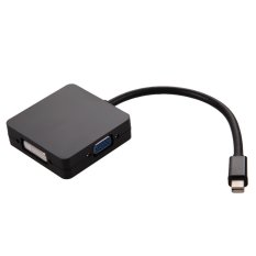 Mini Display Port DP Thunderbolt to DVI VGA HDMI Adapter Cable For MacBook - Intl (Intl)