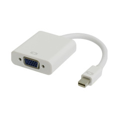 Mini Display /Thunderbolt Port to VGA Adapter for Macbook - Putih
