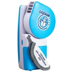 Mini Handheld Portable Air Conditioner USB Fan - Biru