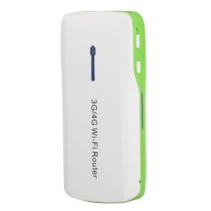 Mini Portable 3G/4G Wireless-N USB WiFi Hotspot Router AP 150Mbps A100 Green- INTL