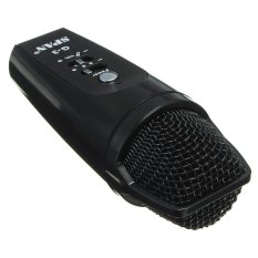 Mini Portable Handheld Microphone Karaoke Player Home KTV for iPhone iPad PC (Black) - Intl