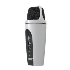 Mini Portable Handheld Microphone Karaoke Player Home KTV for iPhone iPad PC White (Intl)