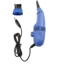 Mini USB Vacuum Keyboard Cleaner for Laptop Computer PC - Biru