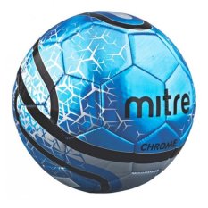 Mitre Bola Soccer Chrome 32P No 4 - Biru
