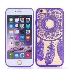 Moonmini Ultra Slim Hard Hybrid Dream Catcher Design Back Case for Apple iPhone 6 4.7 inch (Purple)