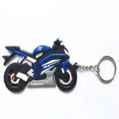 Motor_pro Key Chain Key Ring for Yamaha R6 (Deep Blue) (Intl)