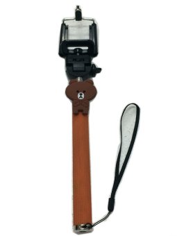 mr monopod tongsis karakter boneka brown line oranye mr monopod tongsis karakter boneka brown line oranye