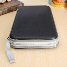 Multi Colors 80x Disc CD DVD Portable Storage Case Wallet Hard Box Bag Holder Black