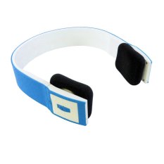 Music Bluetooth Headset Two Channel MP3 Headphone - BTH-401 - Blue/White