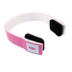 Music Bluetooth Headset Two Channel MP3 Headphone - BTH-401 - Pink