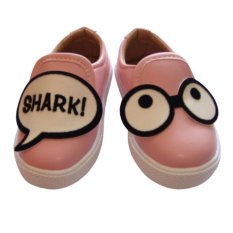 MyKenzie Korean Shoes Shark Pink / Sepatu Anak Warna Pink Shark