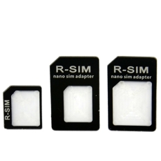Nano Sim Adapters Micro Sim Stander Sim Card Black For Iphone 6S 6 5 4S 4 (Intl)