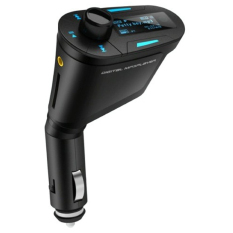 Nap26 Mp3 Player Car Kit MP3 Player FM Transmitter Modulator with USB and SD Card Slot - Hitam