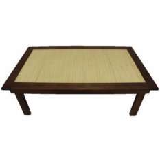 Native Borneo - Meja Lipat Rotan Saburina - Coklat