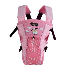 New Arrival Deep Purple Giraffe Pattern Adjustable Webbing Strap Baby Carrier Breathable Cotton Double Security Buckle Baby Sling