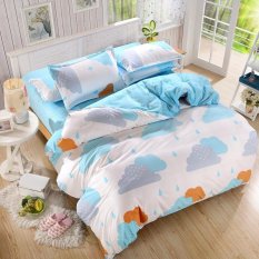New Cotton Bedding Set Duvet Cover Sets Bed Sheet European Style Adults Kids Bedroom Sets Queen/Full/Twin Size Bedlinen (Intl)