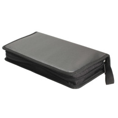 New Portable 80 Disc CD VCD DVD Storage Bag Wallet Holder Case Box Black