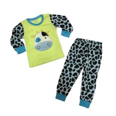 nexxkids piyama sapi green - Stelan Baju Tidur