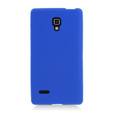 niceEshop Slim and Soft Silicone Skin Snap On Protective Case for LG Optimus L9 P769 (Blue) (Intl)