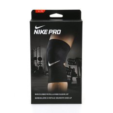 Nike Pro Closed Patella Knee Sleeve AP - Hitam-Putih