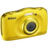 Nikon Coolpix S33 Digital Camera - 13.2MP - 3x Optical Zoom - Kuning