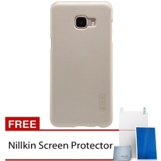 Nillkin For Samsung Galaxy C5 / C5000 Super Frosted Shield Hard Case Original - Emas + Gratis Anti Gores Clear