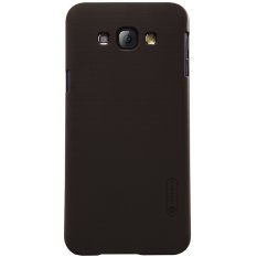 NILLKIN Super Frosted Shield Hard Case Cover for Samsung Galaxy A8 SM-A800F with Screen Protector (Coffee)