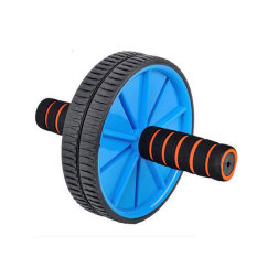 No-Slip Comfort Grips Dual Wheel Ab Roller Exercise AB Wheel Roller with Comfort Foam Handles - Intl