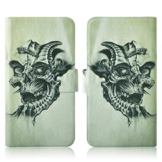 Nostalgic style Skull PU Leather New Flip Case Cover For LG Optimus L9 P760 P765