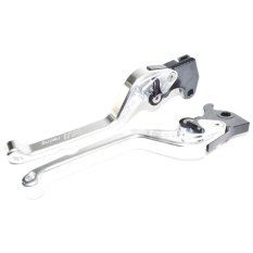NUI Aksesoris Motor Handel Lever CNC Adjustable Honda Yamaha Mio - Silver