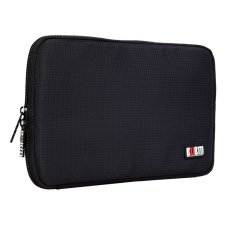 Nylon Fabric Zipper Closure Storage Case/Case/Bag/Organizer for USB Flash Drives/Thumb Drives/Pen Drives/Jump Drives & HDD/Power Bank/Ipod/Cell Phone W/ (Medium-Black) - Intl