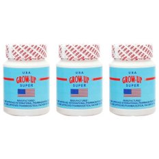 Obat Herbal Grow UP Usa - Obat Peninggi Badan - 3 Botol