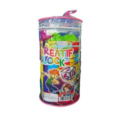 Ocean Toy Creative Block Isi 74 Pcs Mainan Edukasi Anak - OCT9201 - Multicolor