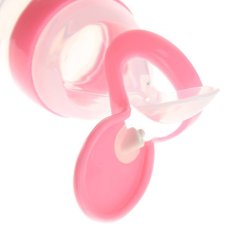 Okdeals Baby Infant Silica Gel Feeding Bottle Spoon Food Supplement Rice Cereal Bottle Pink (Intl)