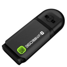 Original 360 Portable Mini WiFi Network Router(Black) (Intl)