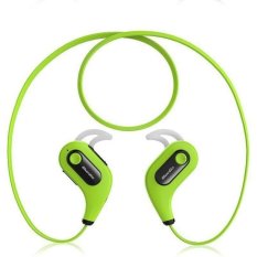 Original Bluedio S6 Bluetooth Sports Headset Stereo Music Earphone/Earbuds Sweatproof Sport Headphones for iPhone Headphone(Green) (Intl)