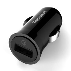 Original Tronsmart CC1T Quick Charge 3.0 18W USB Car Charger for Samsung Galaxy S7 Edge S6 Note 4 5 Nexus 6 LG G5 - Intl