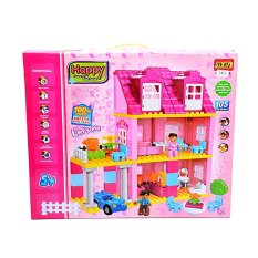 Otoys Happy Mainan Balok Lego Rumah 105 PCS - PA-F887835-2188A